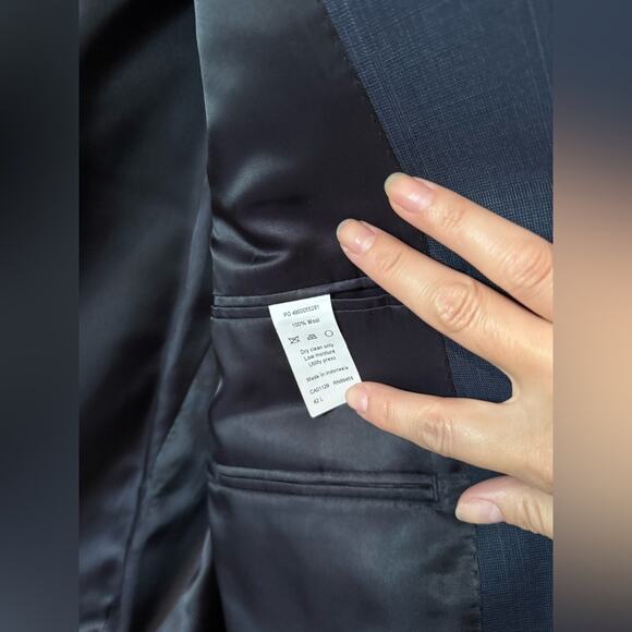 🔷CALVIN KLEIN 🔷 Men’s Blue Sport Coat Blazer (Size 42L)🔷 - Picture 8 of 9